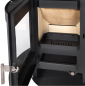 Preview: Fireplace Kaminofen Porto Stahl, 6 kW, schwarz, K5960